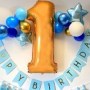 FETE EN KIT - DECORATION KIT 1ER ANNIVERSAIRE BLEU