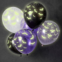 FETE EN KIT - ARTICLE DECORATION - ANNIVERSAIRE HALLOWEEN - BALLON CHAUVE-SOURIS FLUORESCENT