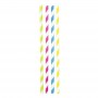FETE EN KIT - DECORATION ANNIVERSAIRE - PAILLE ARC EN CIEL