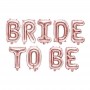 FETE EN KIT - DECORATION EVJF - BALLON MYLAR BRIDE TO BE ROSE OR